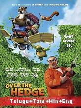 Over the Hedge (2006) BRRip Original [Telugu + Tamil + Hindi + Eng] Dubbed Movie Watch Online Free