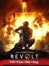 Revolt (2017) BRRip Original [Telugu + Tamil + Hindi + Eng] Dubbed Movie Watch Online Free